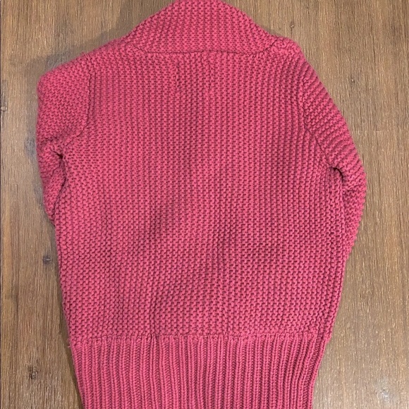 $6.99 shipping next hour🍁 AMERICAN EAGLE Knit Cowl V Neck Wrap Sweater - Picture 5 of 10